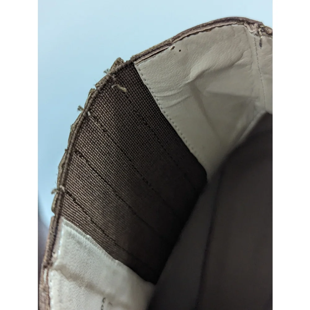 ZARA Brown Leather Ankle Boots Women's Size 6 - Picture 11 of 16